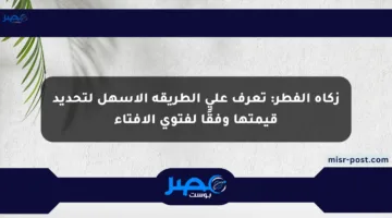 زكاة الفطر: تعرف على الطريقة الأسهل لتحديد قيمتها وفقًا لفتوى الإفتاء